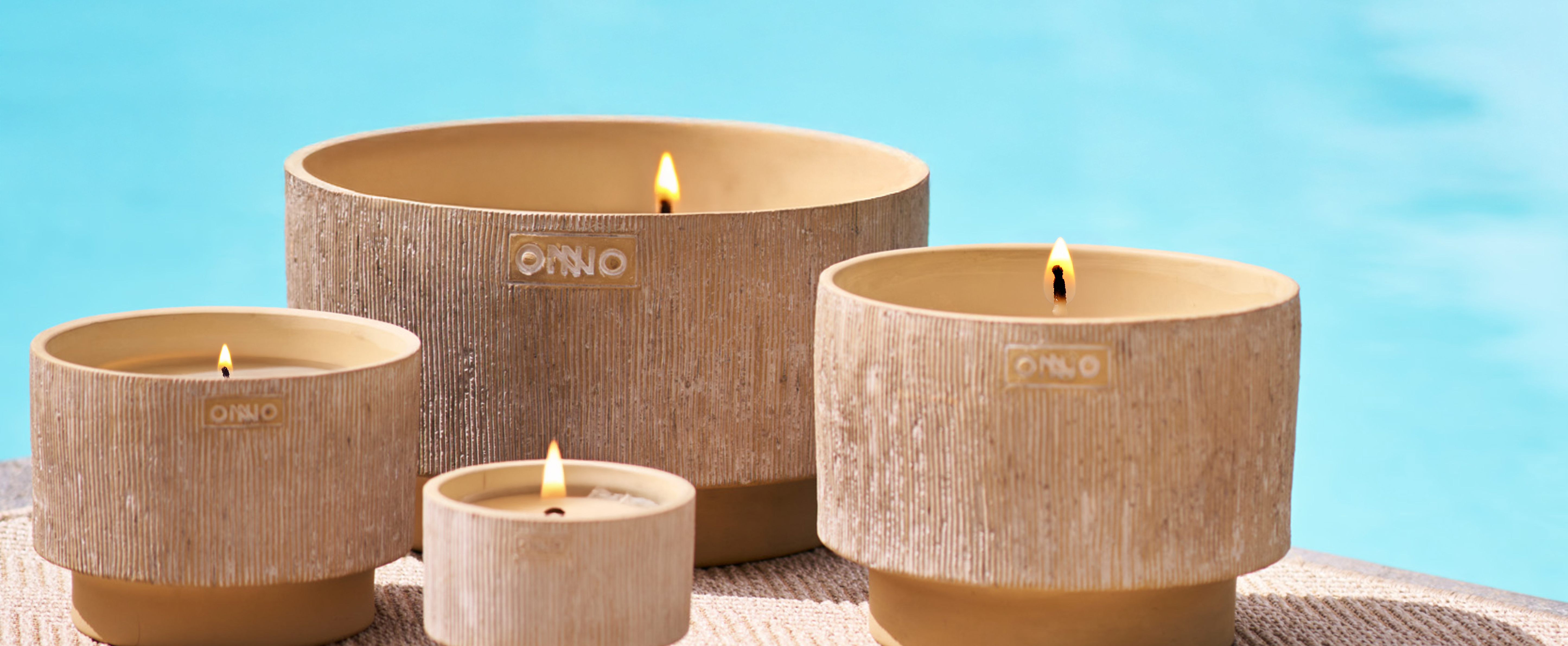 Velas para exterior
